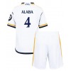 Real Madrid David Alaba #4 Heimtrikot 2023-24 Kurzarm (+ kurze hosen)